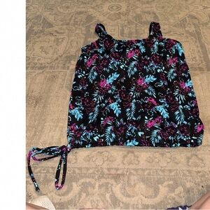 Floral Print Women's Tank Top
